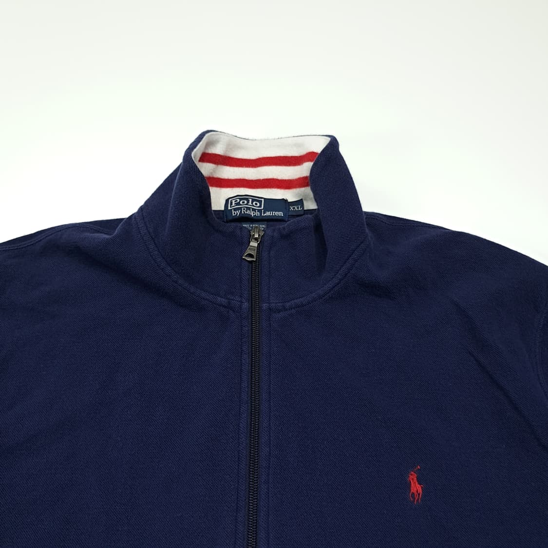 CL997 2XL 폴로 90s 홍콩판 코튼 네이비 집업자켓 상품이미지2