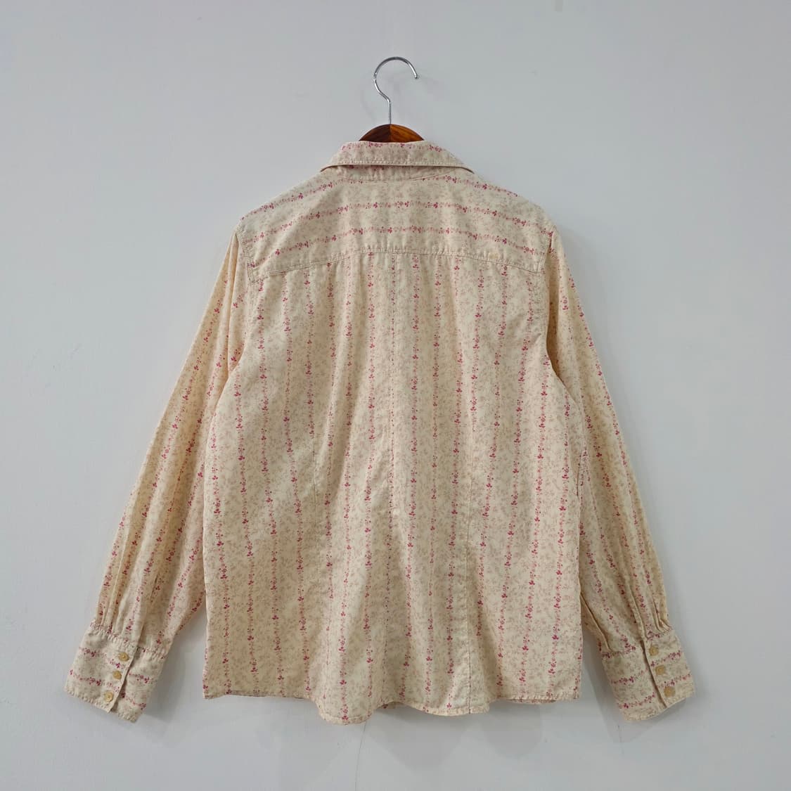 에디바우어 플라워 스트라이프 코튼 셔츠 상품이미지2