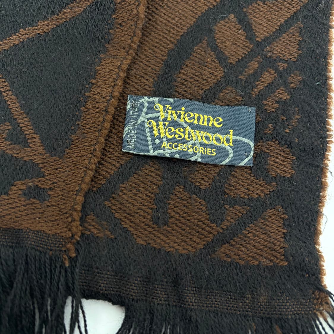 비비안웨스트우드 오브 패턴 머플러 목도리 상품이미지3