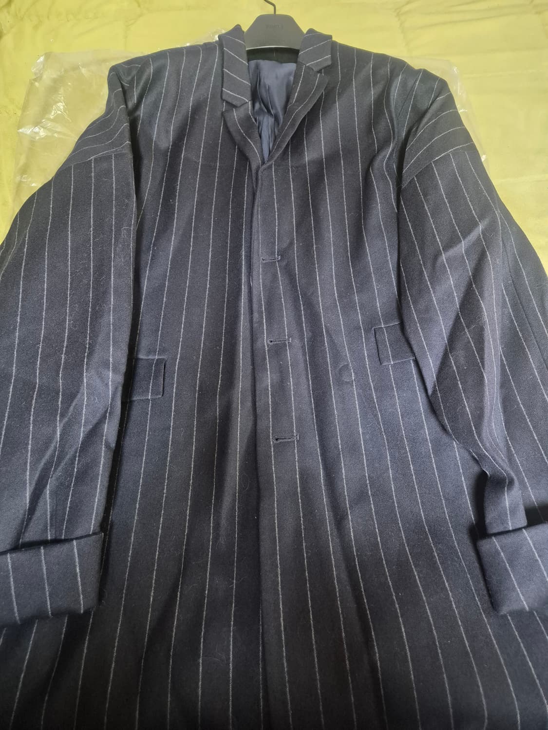 준지 16fw 스트라이프 코쿤핏 코트 상품이미지3