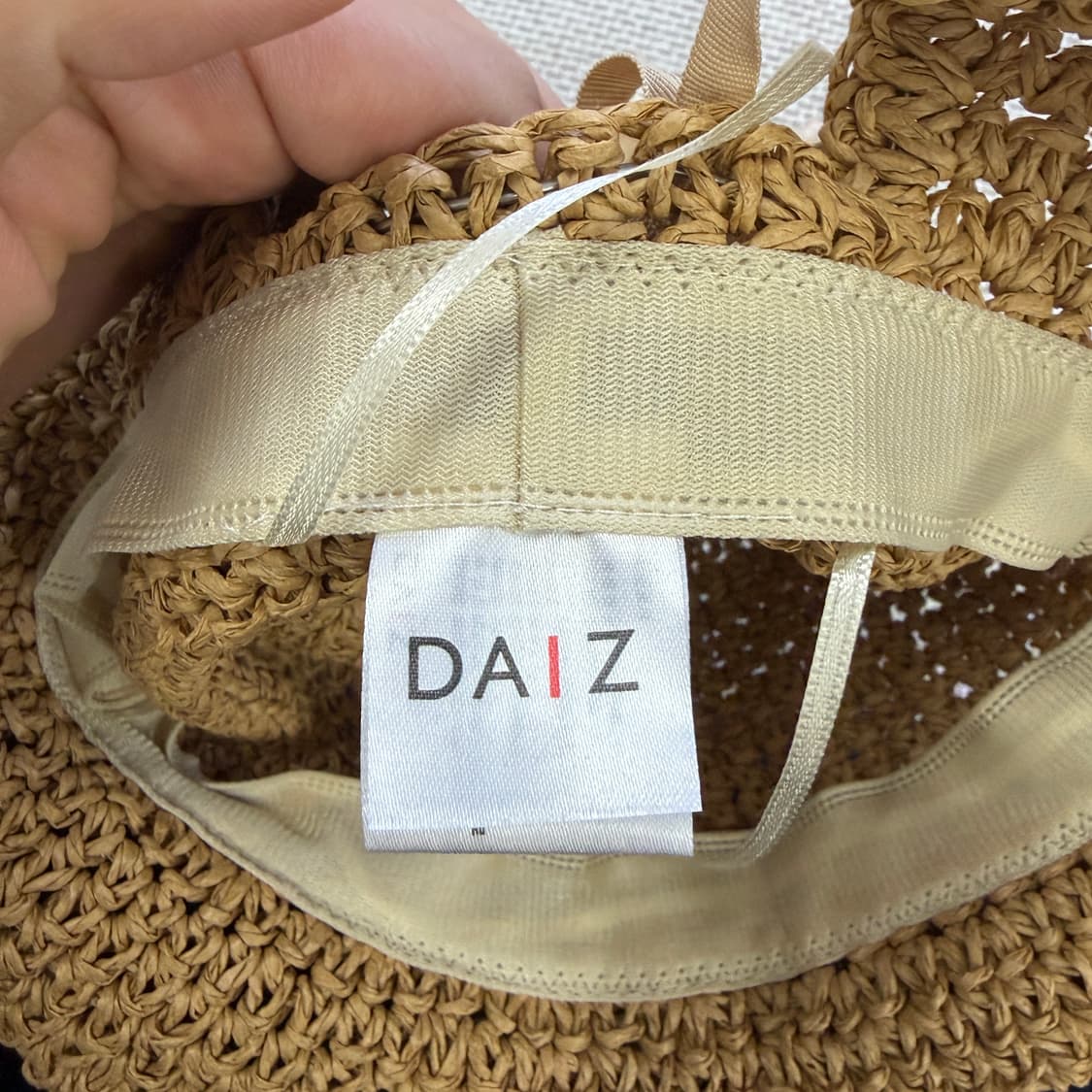F DAIZ 여성 라탄 썬햇 0527D 상품이미지5