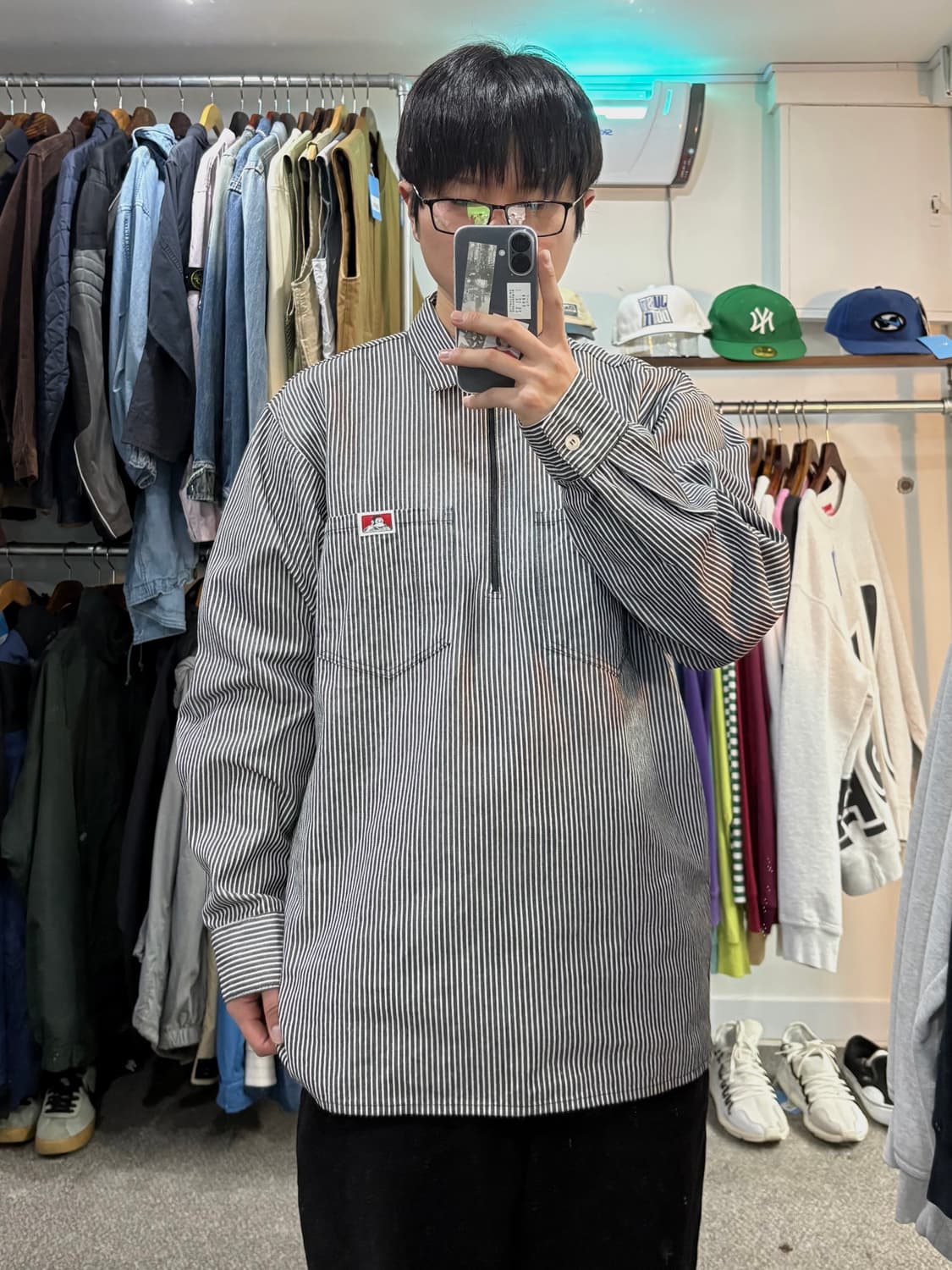 미제 벤데이비스 히코리 반집업 상품이미지8