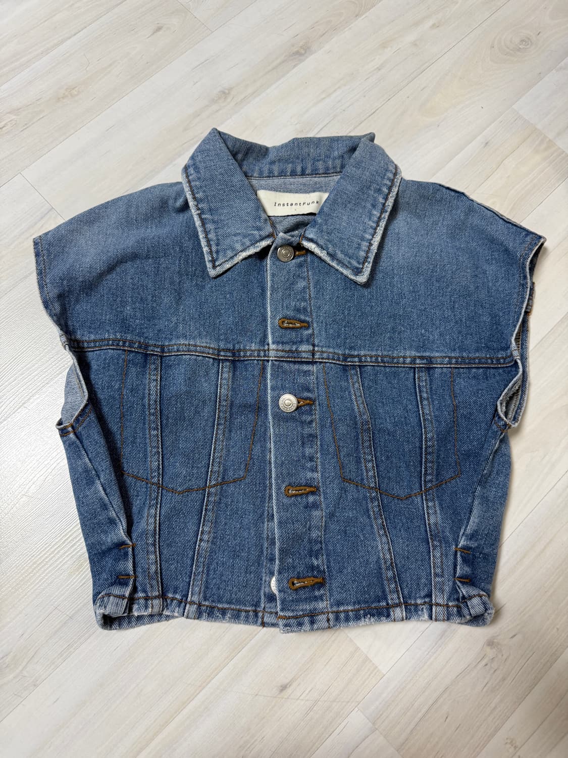 인스턴트펑크 멀티 웨이 데님 자켓 블루 상품이미지8