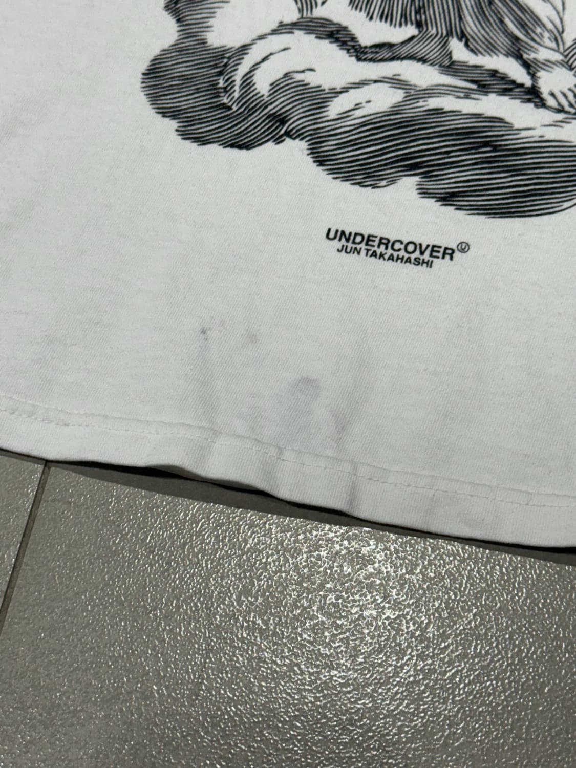 언더커버 아카이브 악마를 보았다 천사 반팔 티셔츠 상품이미지5