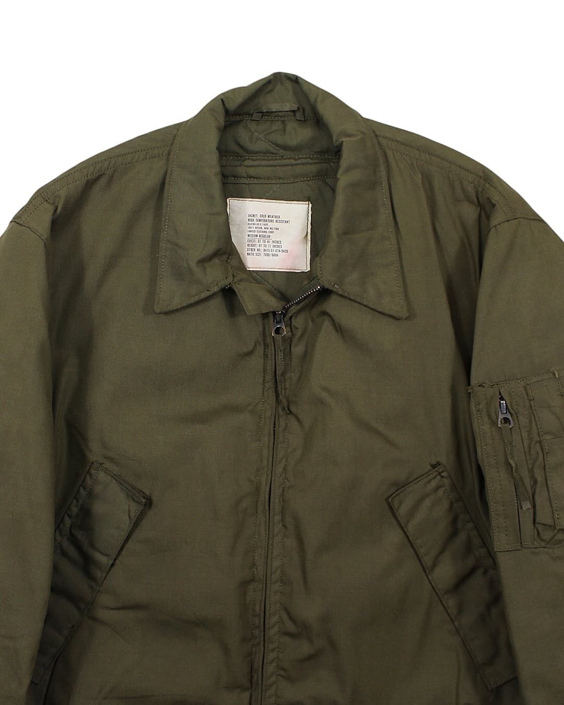 1980 US Army 미군 CVC 탱커 자켓 빈티지 밀리터리 상품이미지4