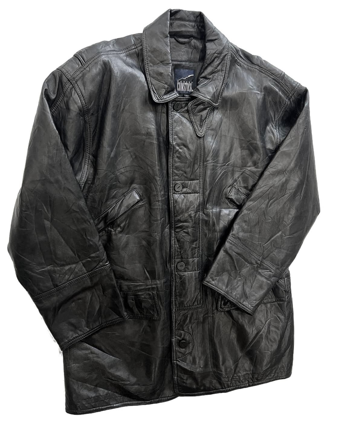 COMSTOCK 빈티지 레더 카코트 상품이미지5
