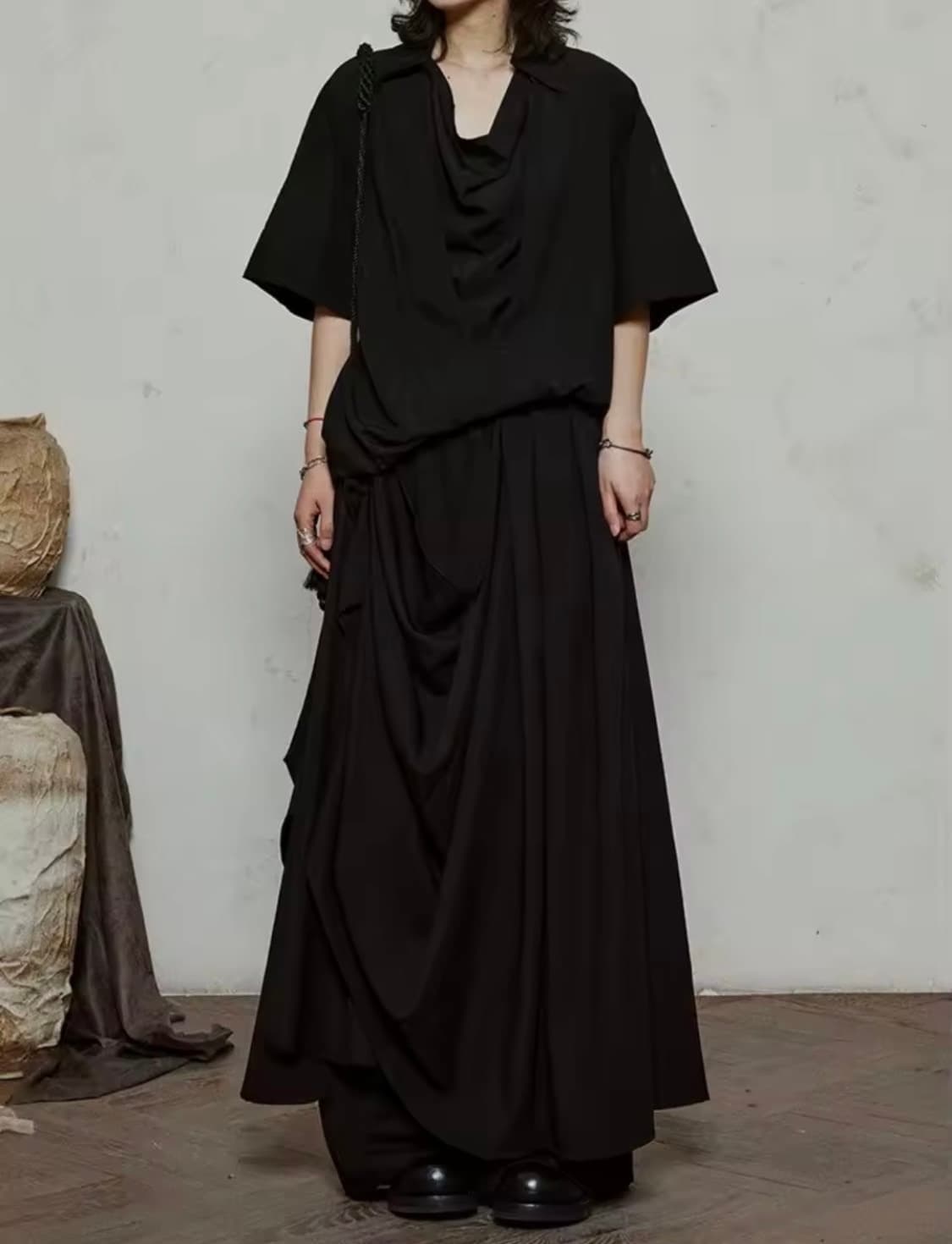 Avantgarde skirt pants 아방가르드 스커트 레 이어드 팬 상품이미지2