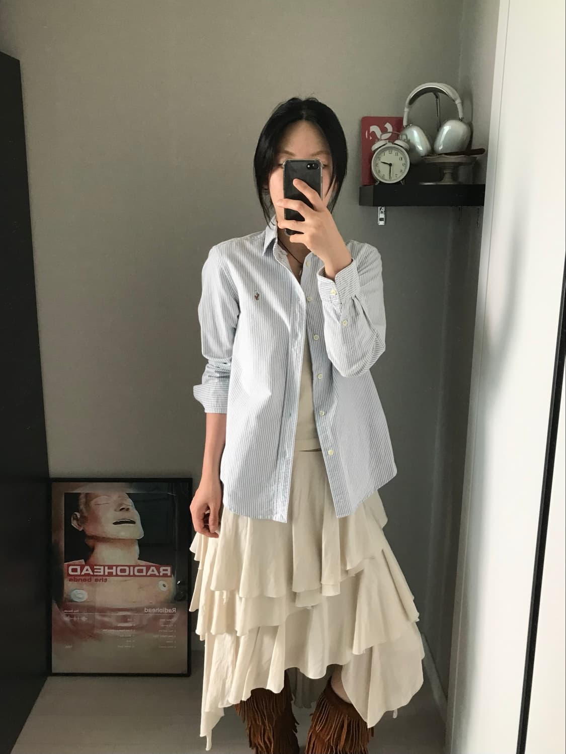 폴로 랄프로렌 포니로고 스트라이프 셔츠 상품이미지1