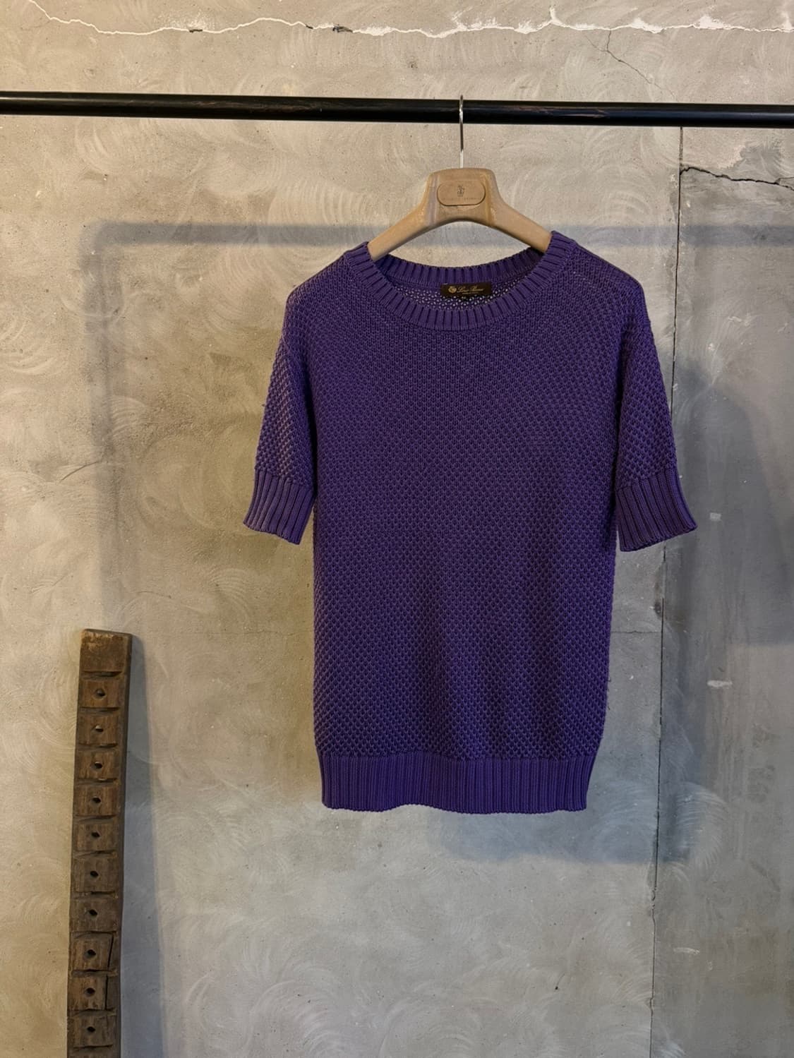 로로피아나 니트 반팔티셔츠 여성66-77 상품이미지2