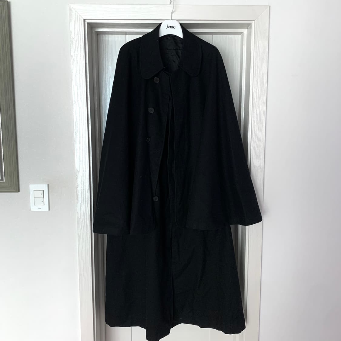 재팬 아카이브 레이어드 케이프 톤비 오버 코트 인버네스 빈티지 상품이미지2