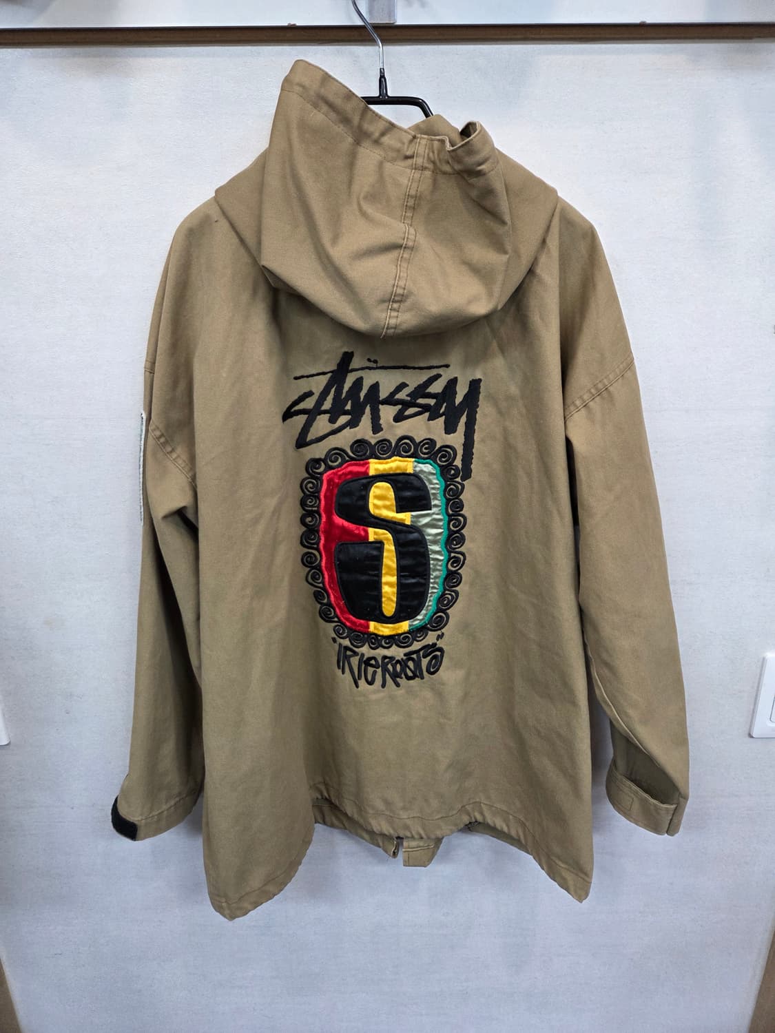 스투시 올드스쿨 빈티지 90s 코튼 후드자켓 대략 xl 상품이미지2