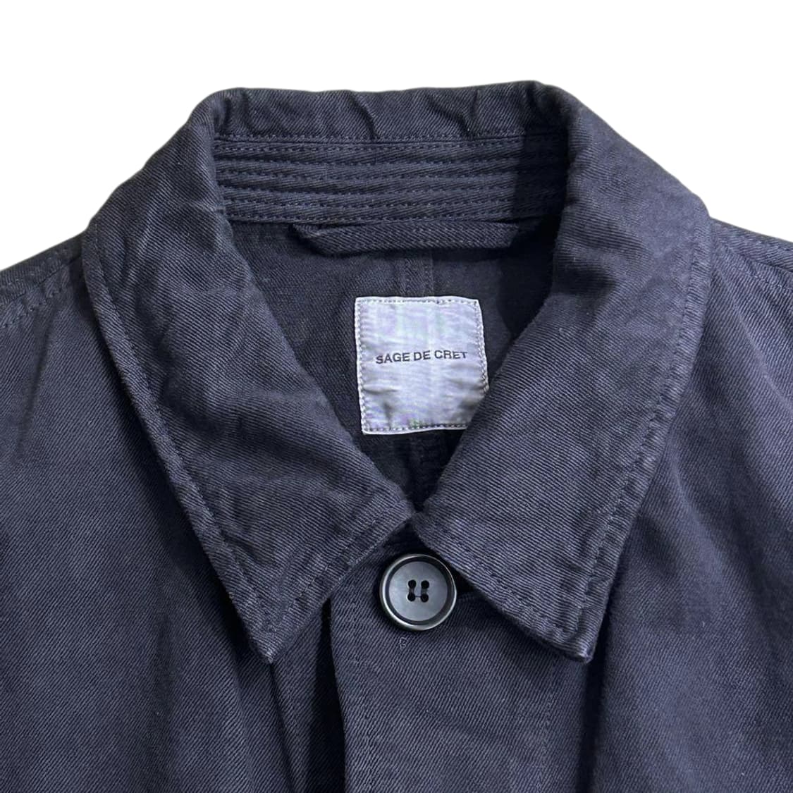 사쥬드크레 가먼트 워싱 코튼린넨 코트 상품이미지3