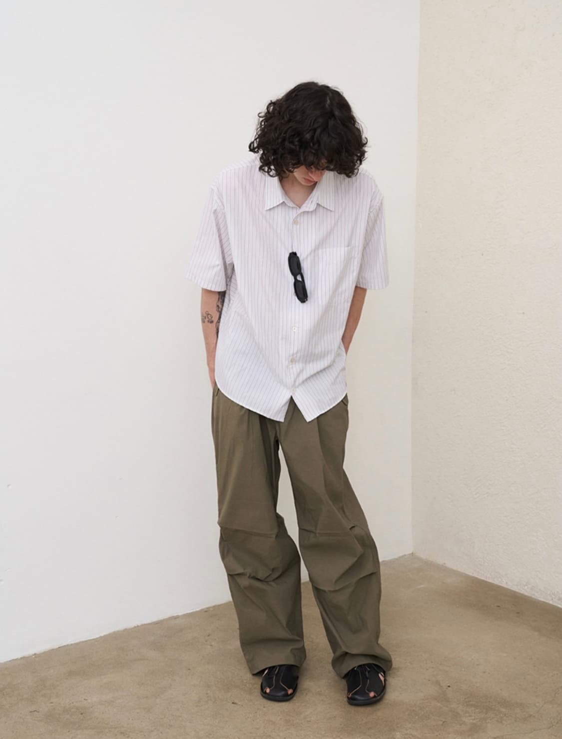 노운 스트라이프 셔츠 2사이즈 상품이미지2