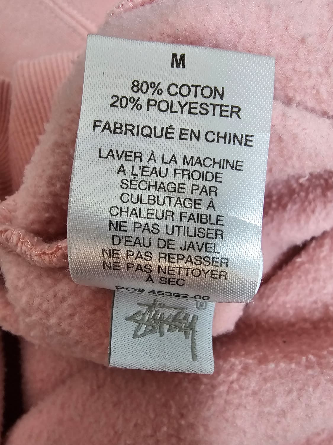 스투시 스탁로고 맨투맨 M 상품이미지6