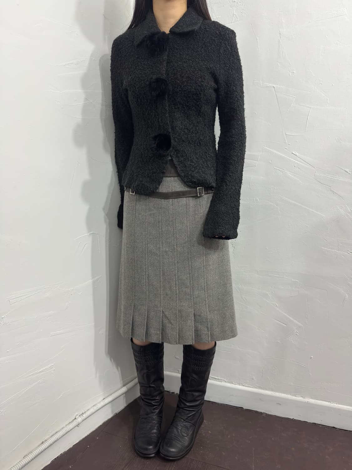 nara camicie wool cardigan 상품이미지4