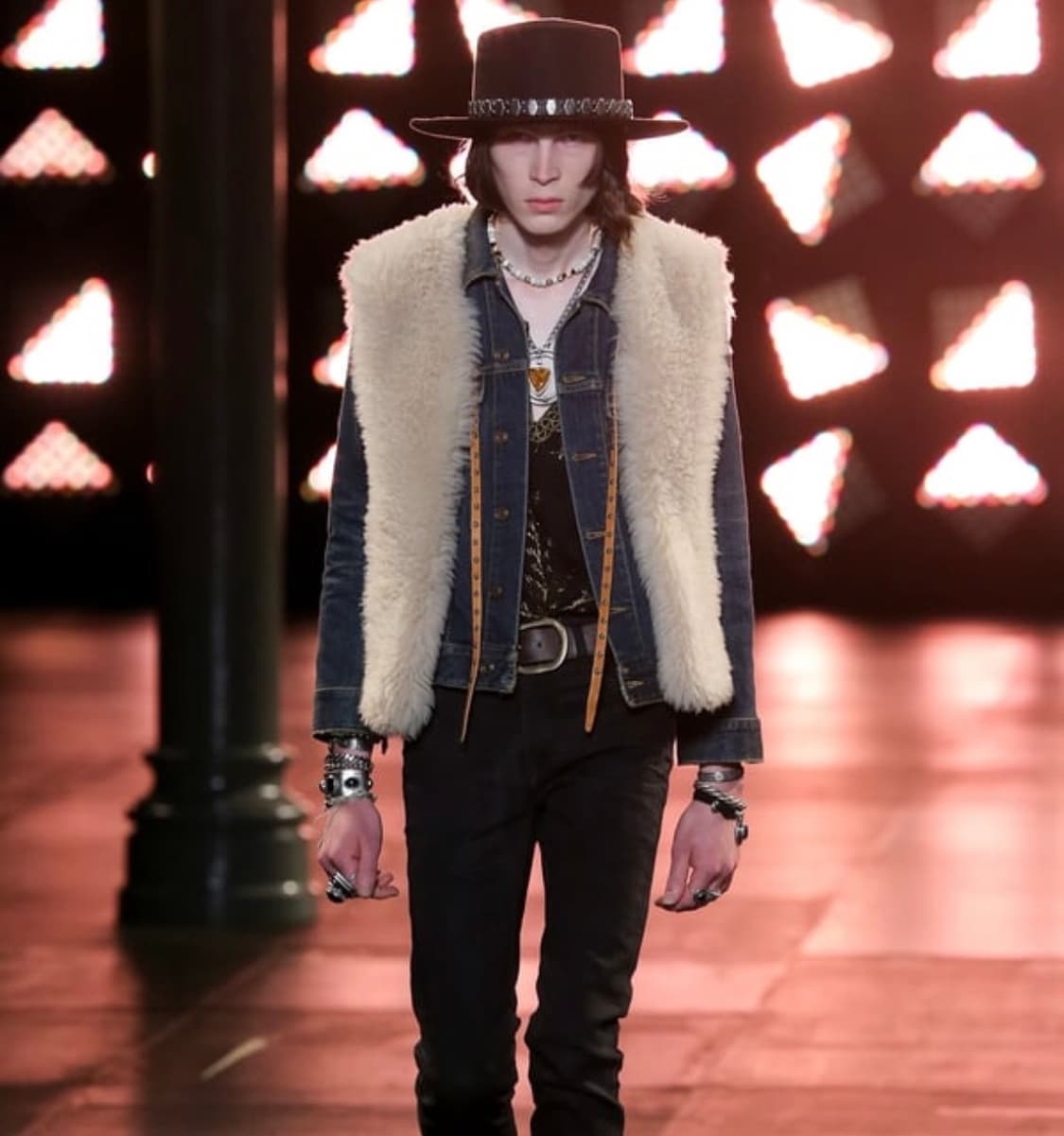 생로랑 에디 시즌 퍼머넌트 데님 자켓 블랙 상품이미지5