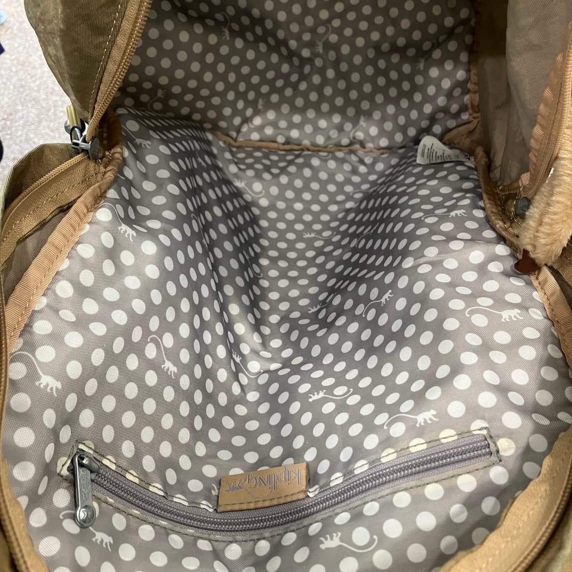 94 키플링 백팩 골드 상품이미지3