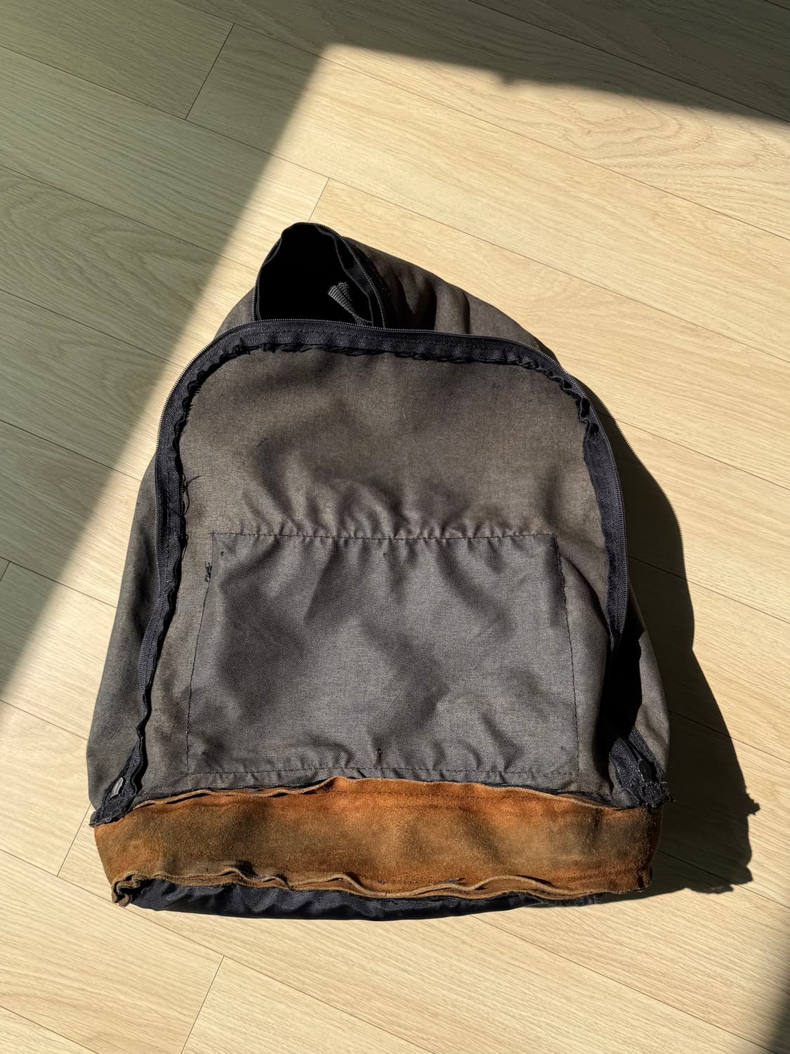 이스트팩 90s 빈티지 스웨이드 바텀 백팩 상품이미지9