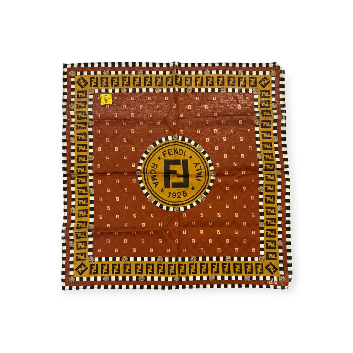 펜디 주카 로마 1925 실크 미니스카프 상품이미지3