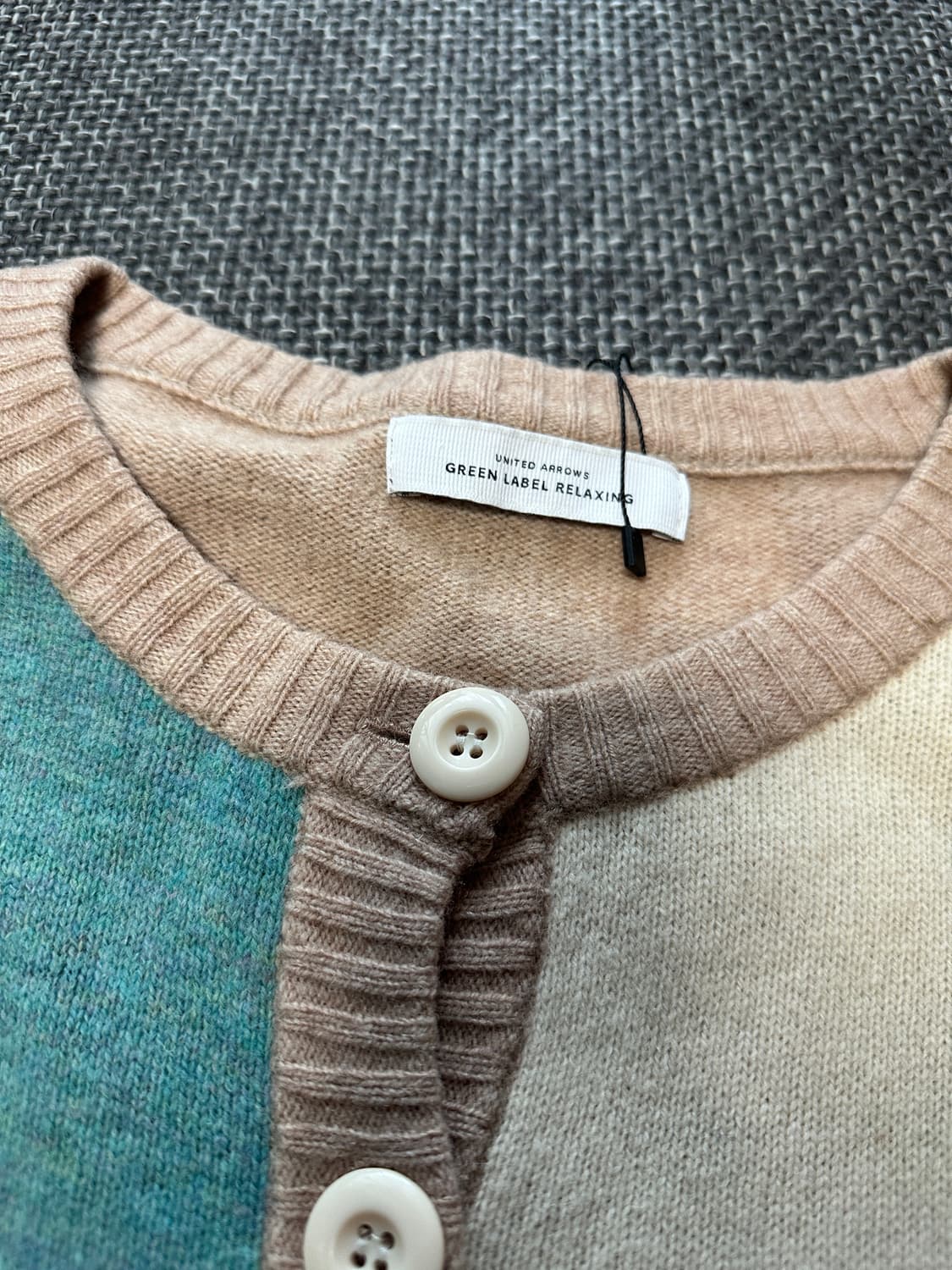 유나이티드애로우즈 컬러블록 가디건 상품이미지2