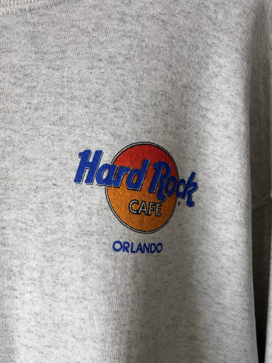 [L]90's 하드락카페 Made in USA 멜란지 스웻셔츠 상품이미지5