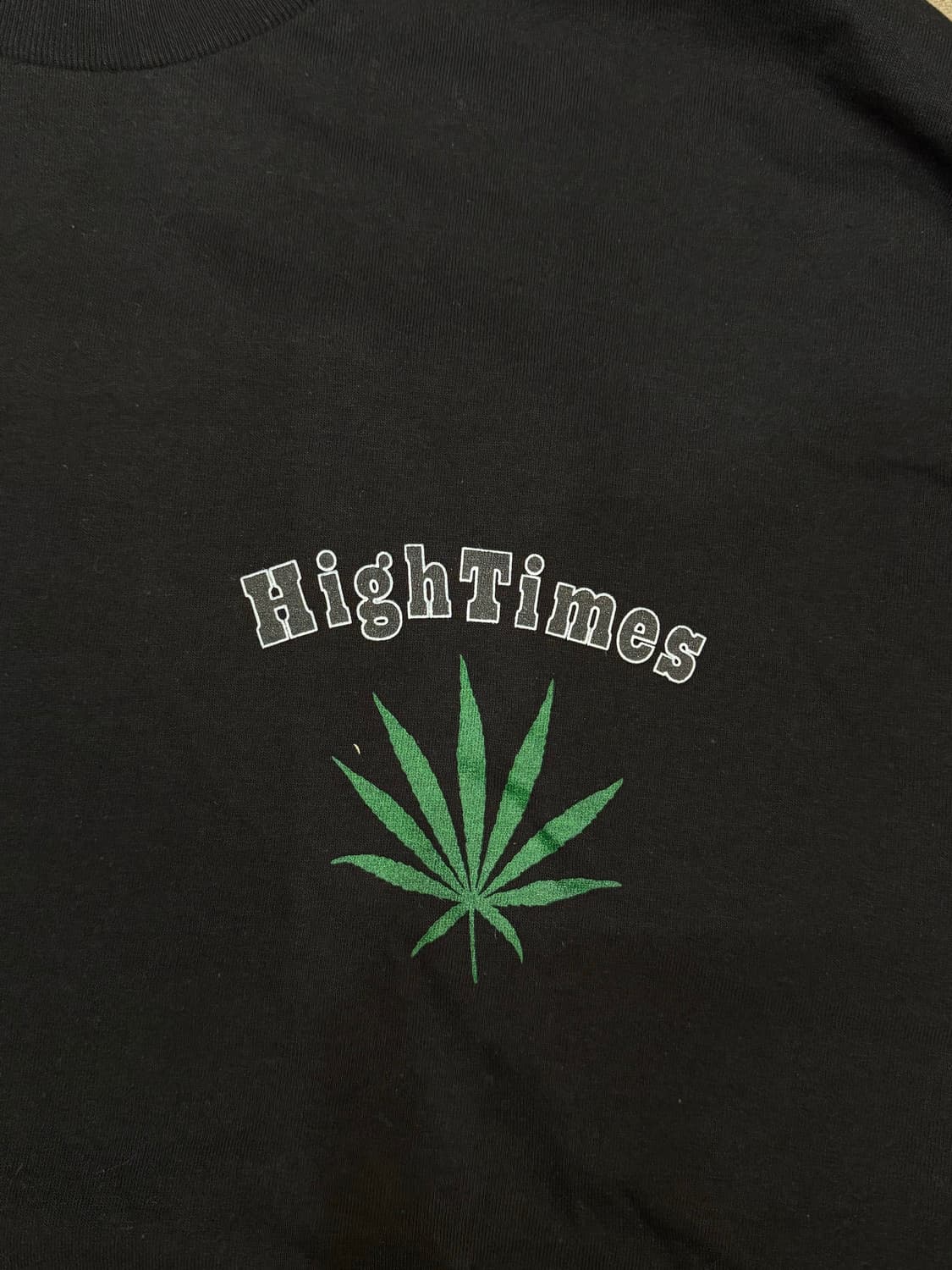 [XL] 와코마리아 x 하이타임즈 헤비웨잇 롱슬리브 블랙 상품이미지3