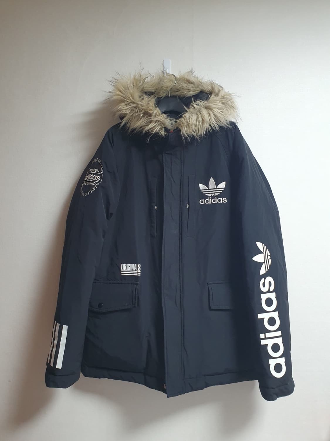 adidas Originals 퍼후드 덕다운 파카 / XL 상품이미지1