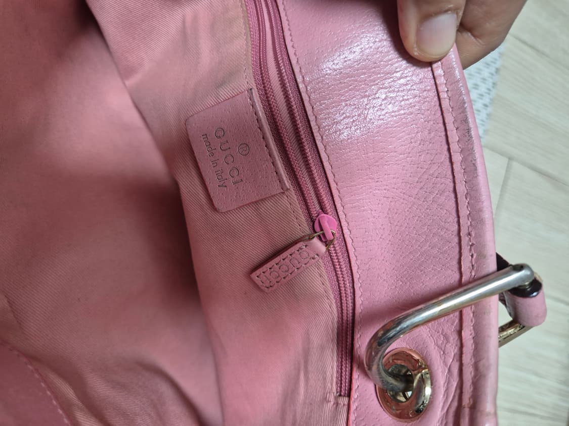 (정품) 구찌 GG로고 핑크 숄더백 토트백 자가드 상품이미지9