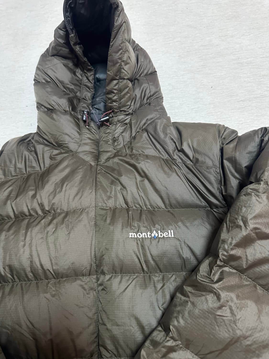 (L)몽벨 알파인 일본 빈티지 경량 다운 초코 상품이미지2