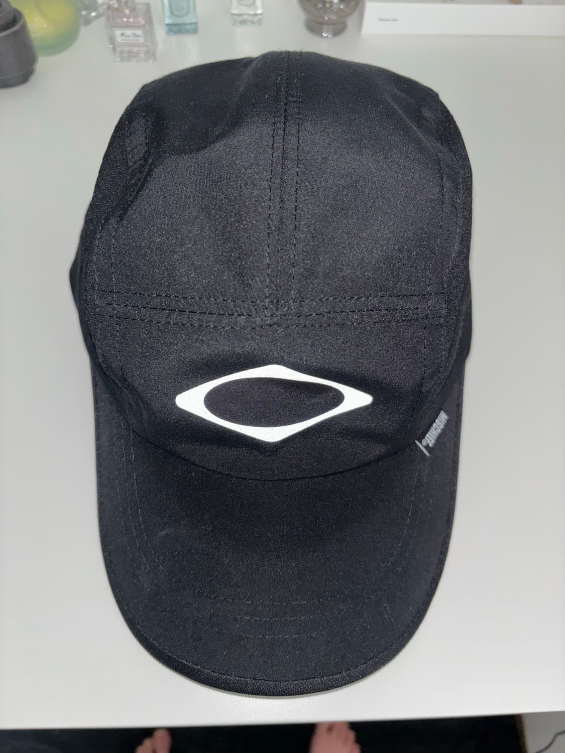 미스치프 롬버스 러닝 캡 블랙 상품이미지2