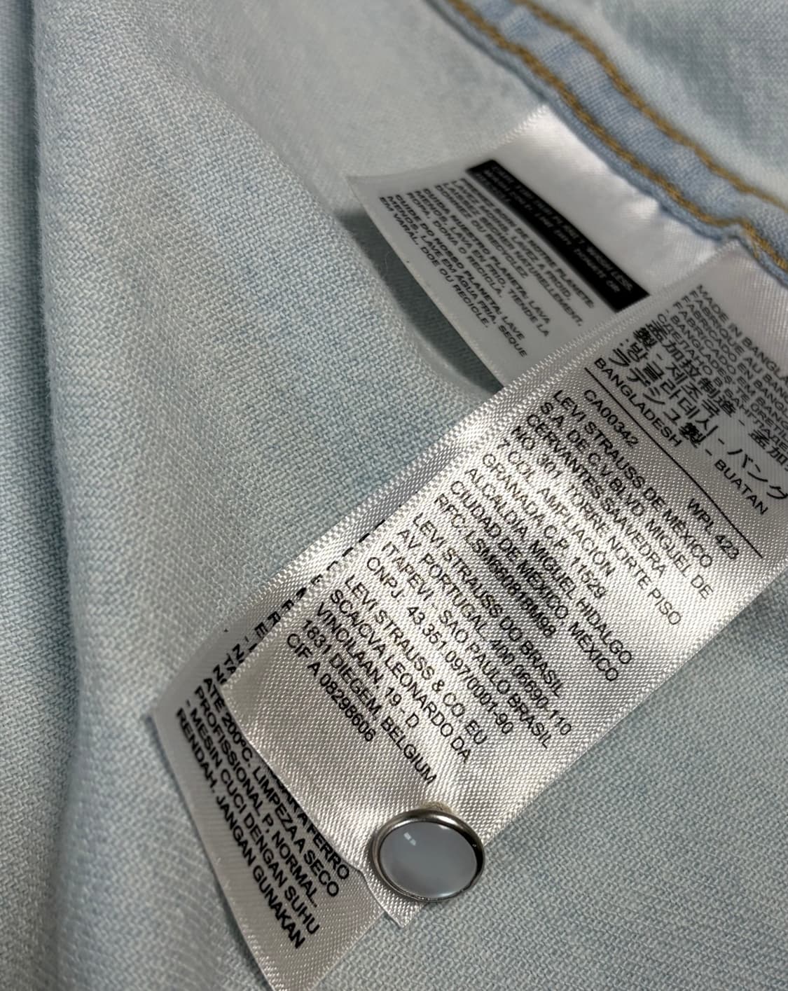 Levi's 리바이스 레드탭 연청 데님 자켓 상품이미지6