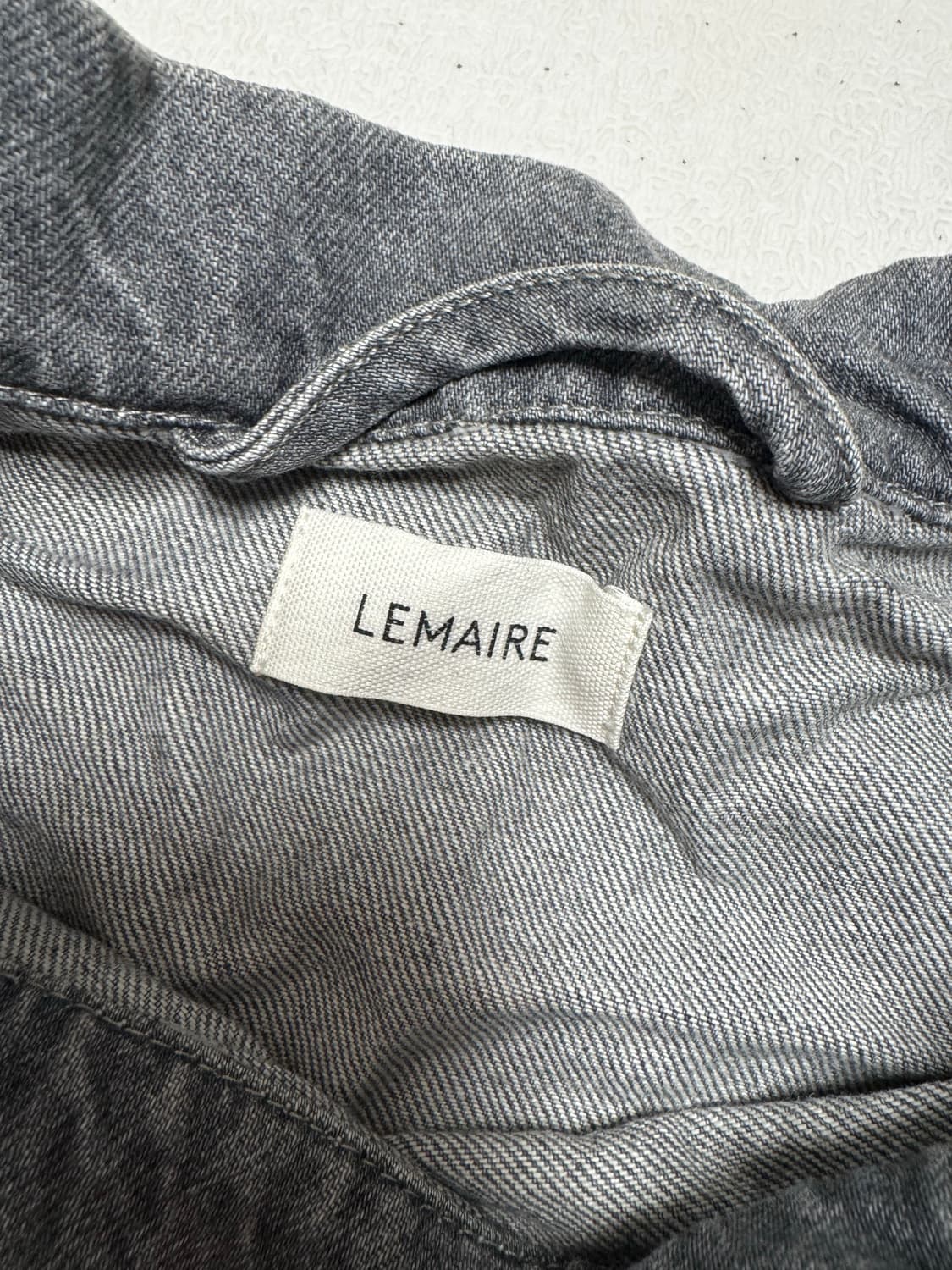 르메르 스톤그레이 데님 지퍼 탑 상품이미지3