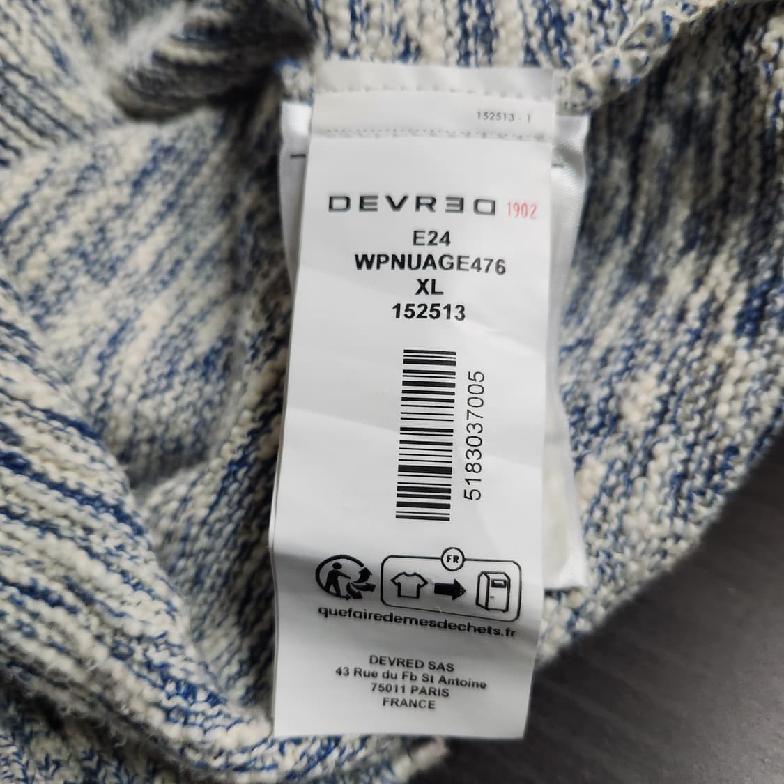 H644 [XL] DEVRED 1902 니트 상품이미지5