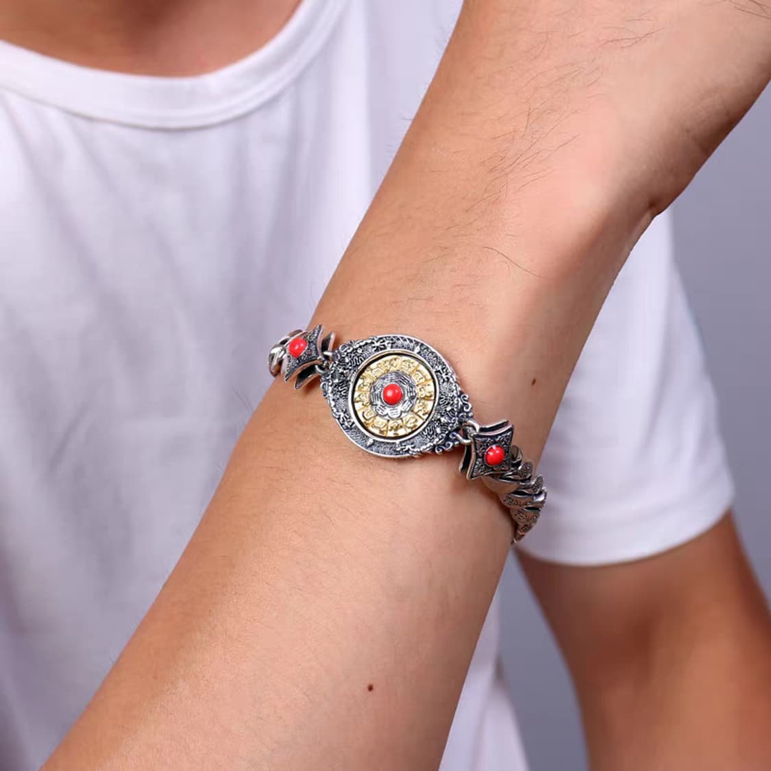 Oceanora 회전형 S925 실버 팔찌 상품이미지5