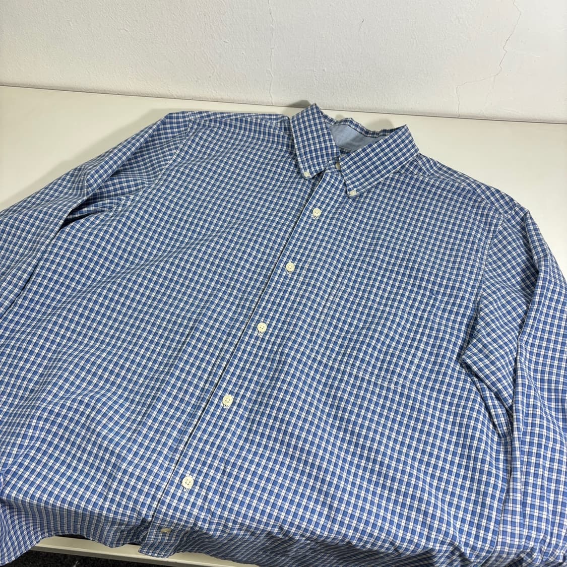 L-XL 챕스랄프로렌 오버핏 원포켓 체크셔츠 남방 상품이미지2