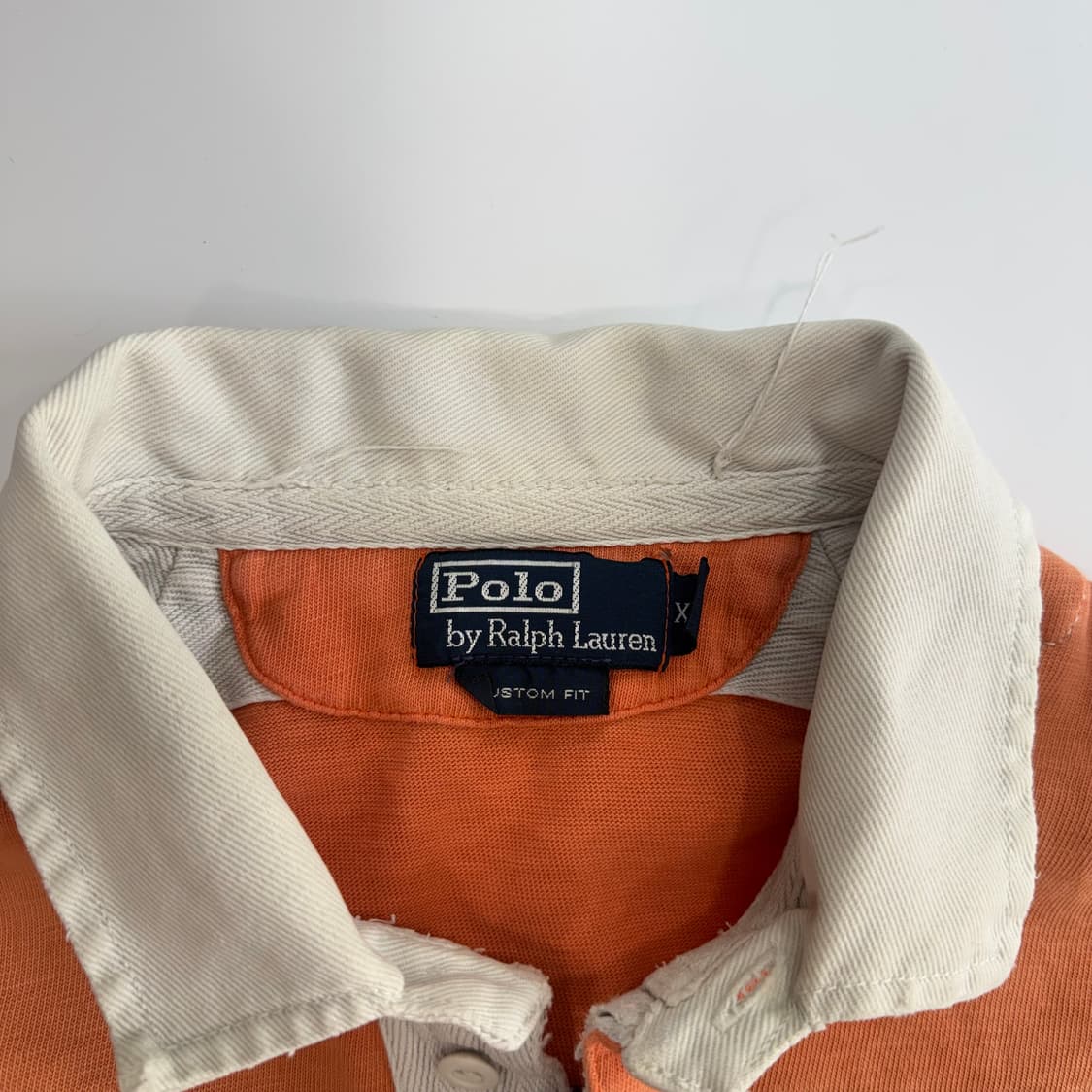 Polo 폴로 그린포니 블루 오렌지 스트라이브 카라 반팔 상품이미지5