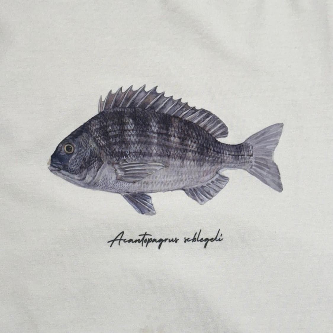 ABOUT FISHING 그래픽 오버핏 반팔티 화이트 2 상품이미지2