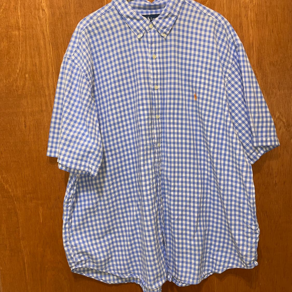 (3XL) POLO 폴로 랄프로렌 체크 반팔 셔츠 상품이미지1