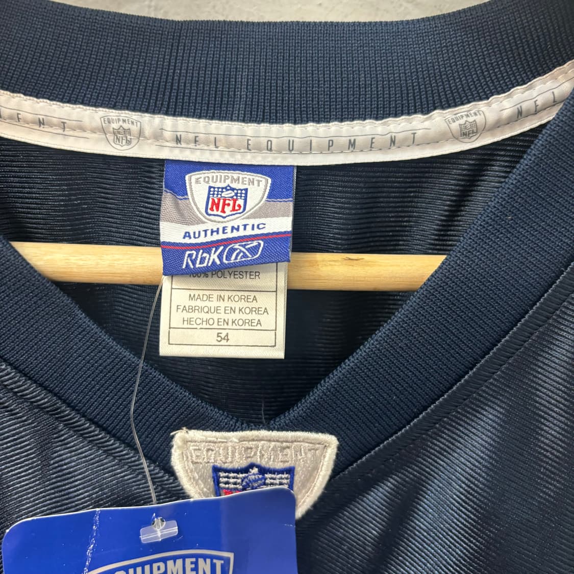 NFL X 리복 시카고 베어스 네이비 유니폼 져지 2XL 상품이미지8