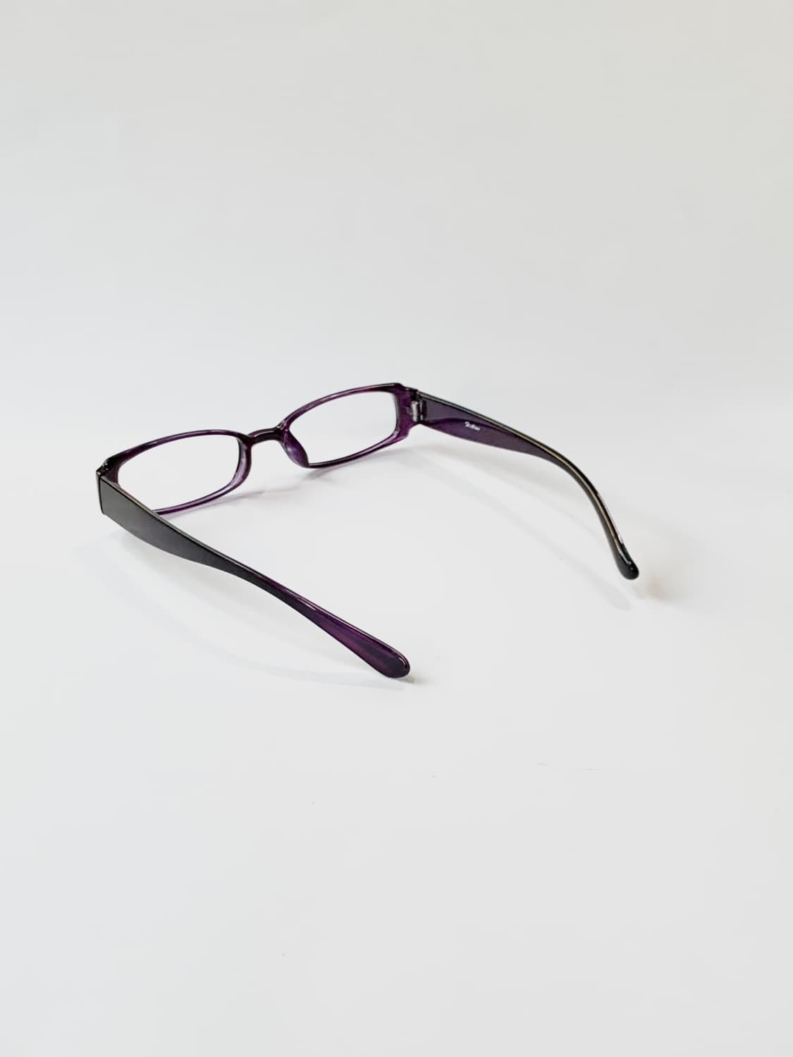 [픽키-669] 퍼플 투명 사각 아세테이트 안경 보라색 데드스 상품이미지6