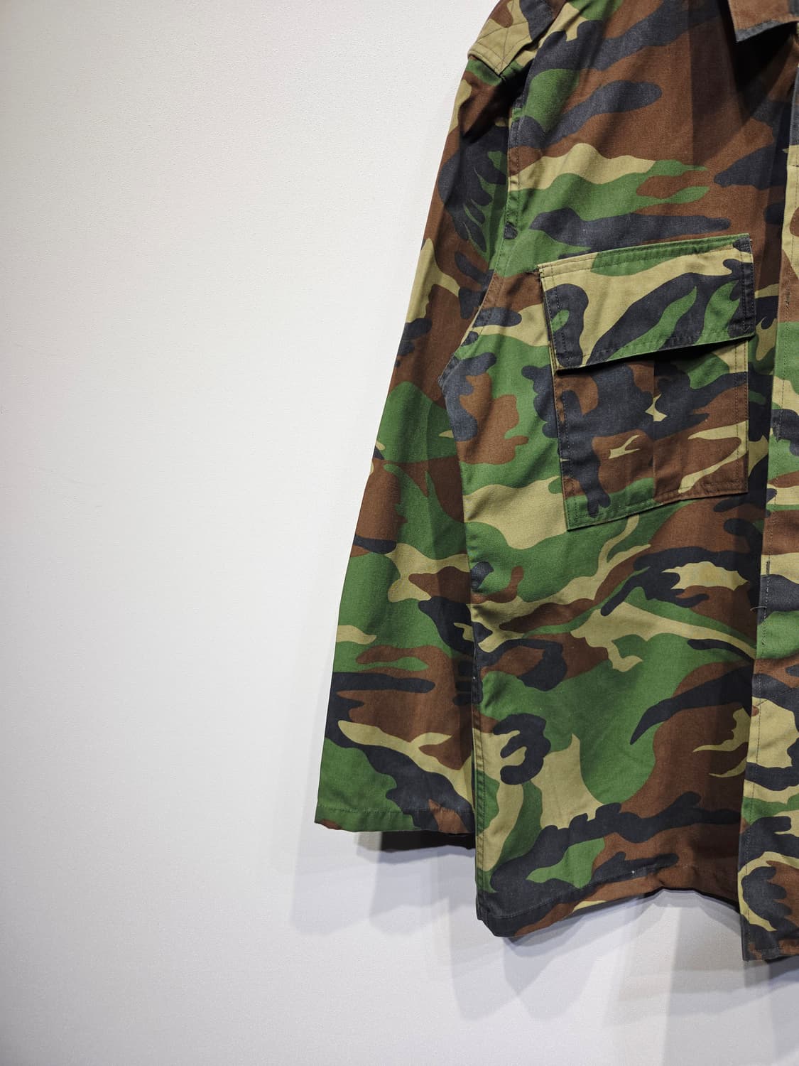 빈티지 우드랜드 카모플라쥬 밀리터리 야상 BDU 자켓 상품이미지4