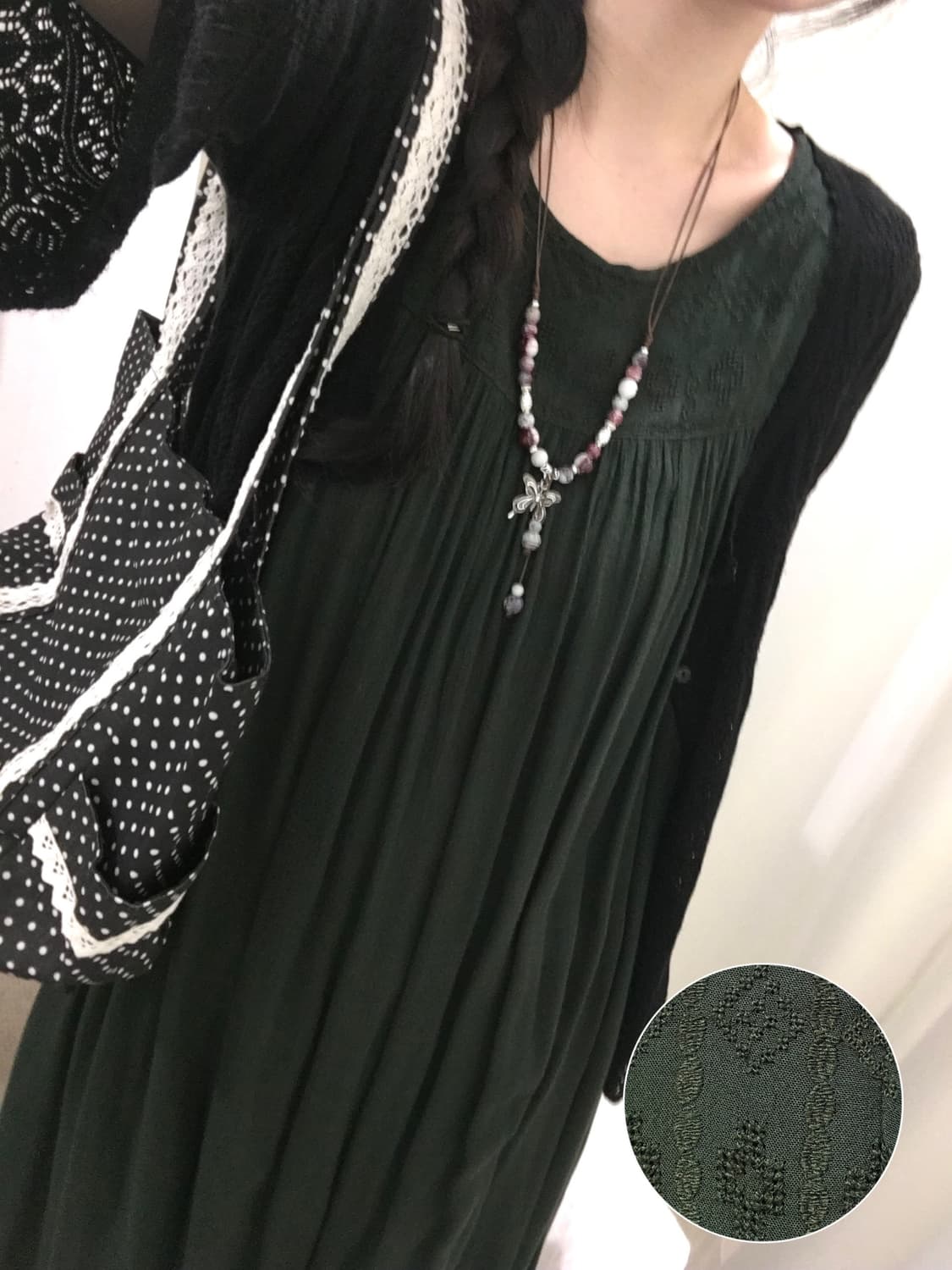Hagumi Embroidered Dress 상품이미지1