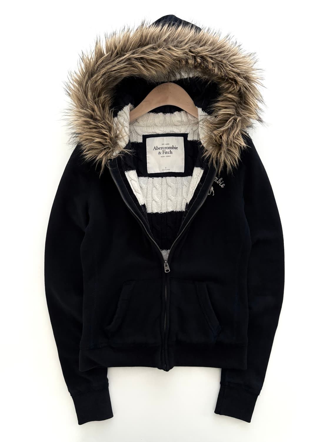 Abercrombie & Fitch 아베크롬비 앤 피치 딥네이비 컬러 울 상품이미지5