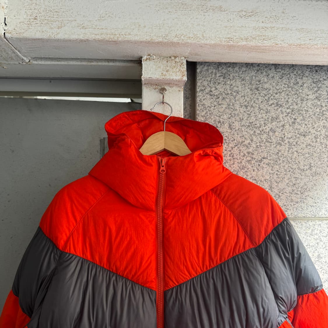 나이키 배색 라인 나일론 패딩 상품이미지4