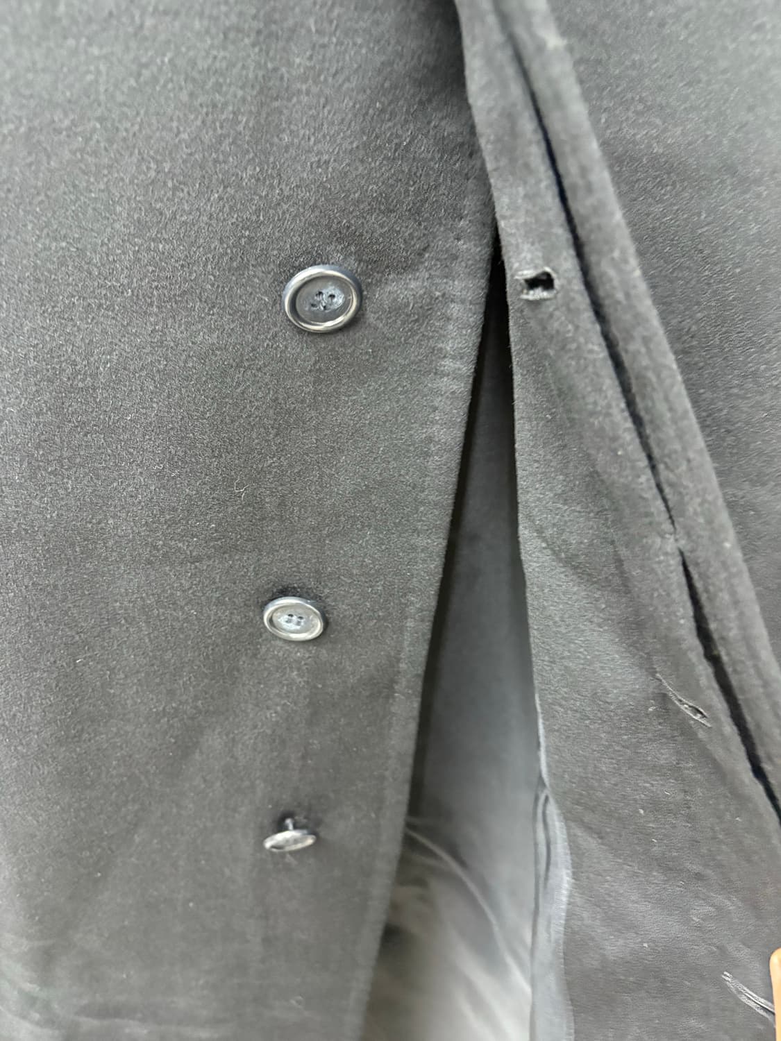 재팬 빈티지 블랙 싱글 코트 A2776 상품이미지5