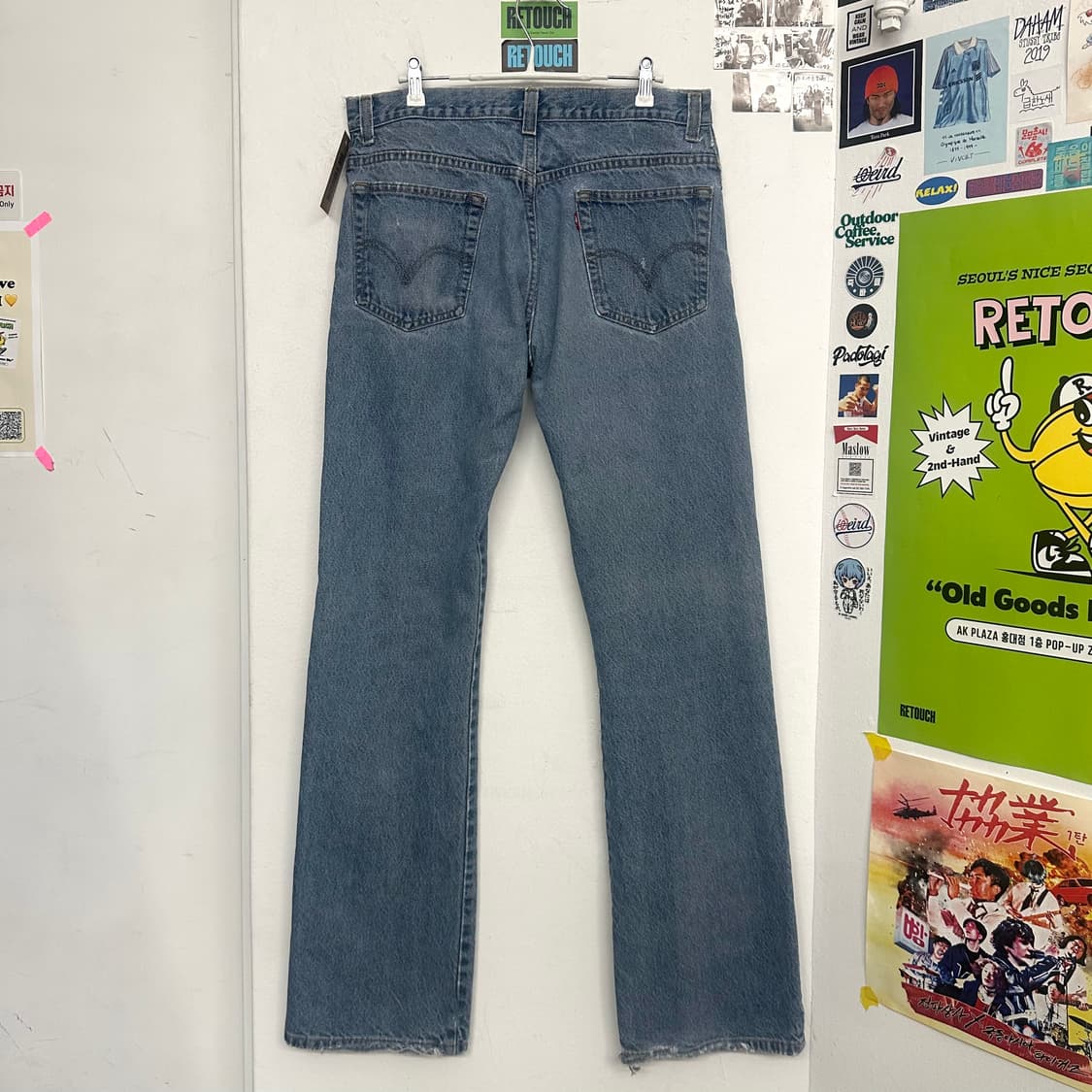 00‘s 리바이스 517 부츠컷 디스트로이드 상품이미지5