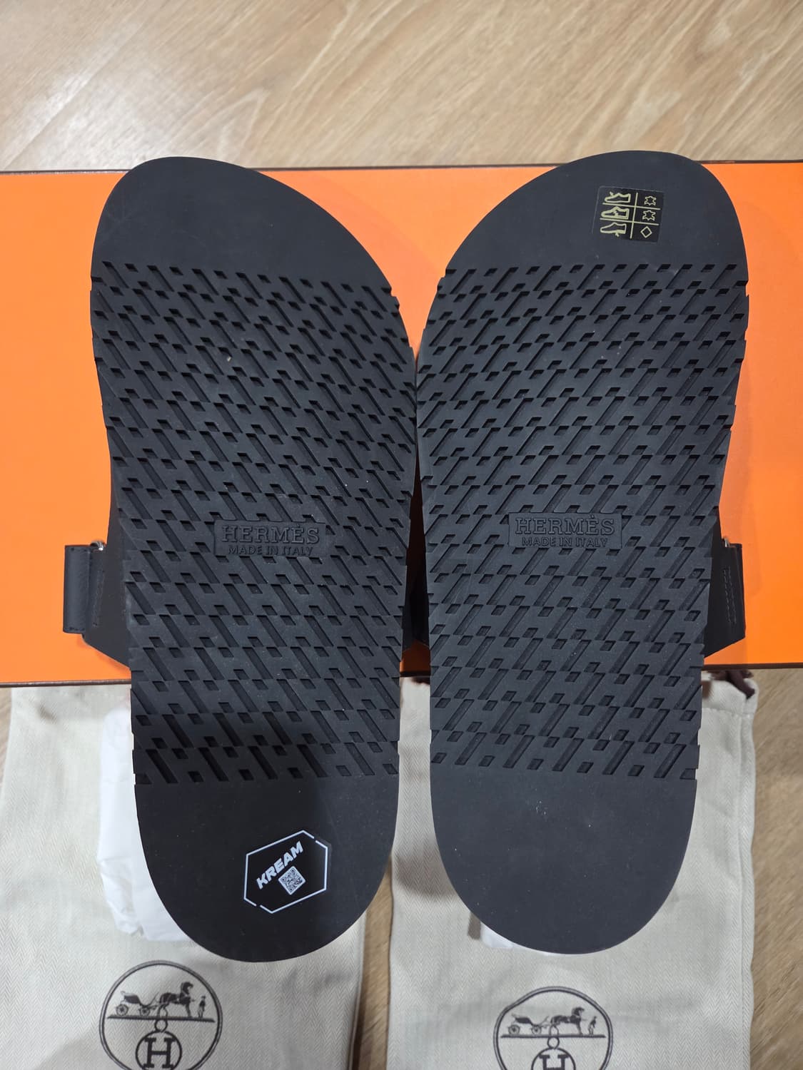 정품 에르메스 시프레 샌들 앱송&에뚜쁘(미사용신품) 상품이미지8