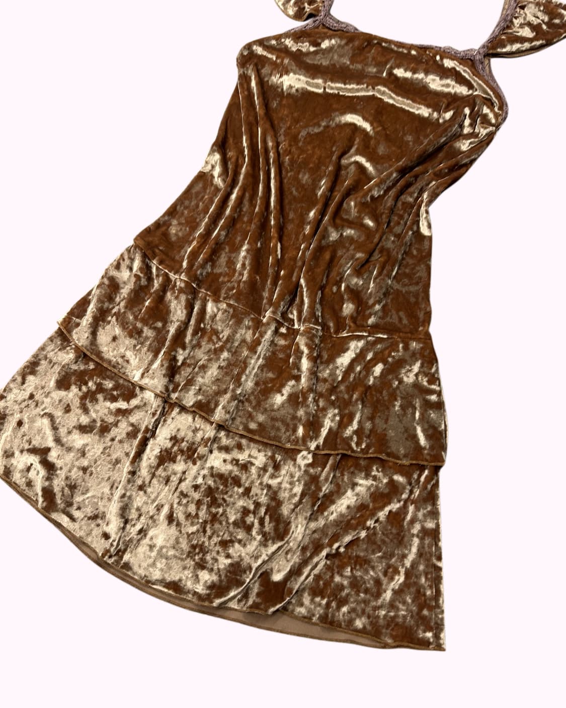 velvet lace ribbon dress 상품이미지4