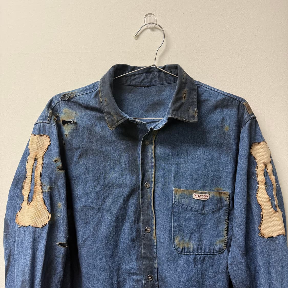 빈티지 데님 캐피탈 커스텀 셔츠 자켓  상품이미지7