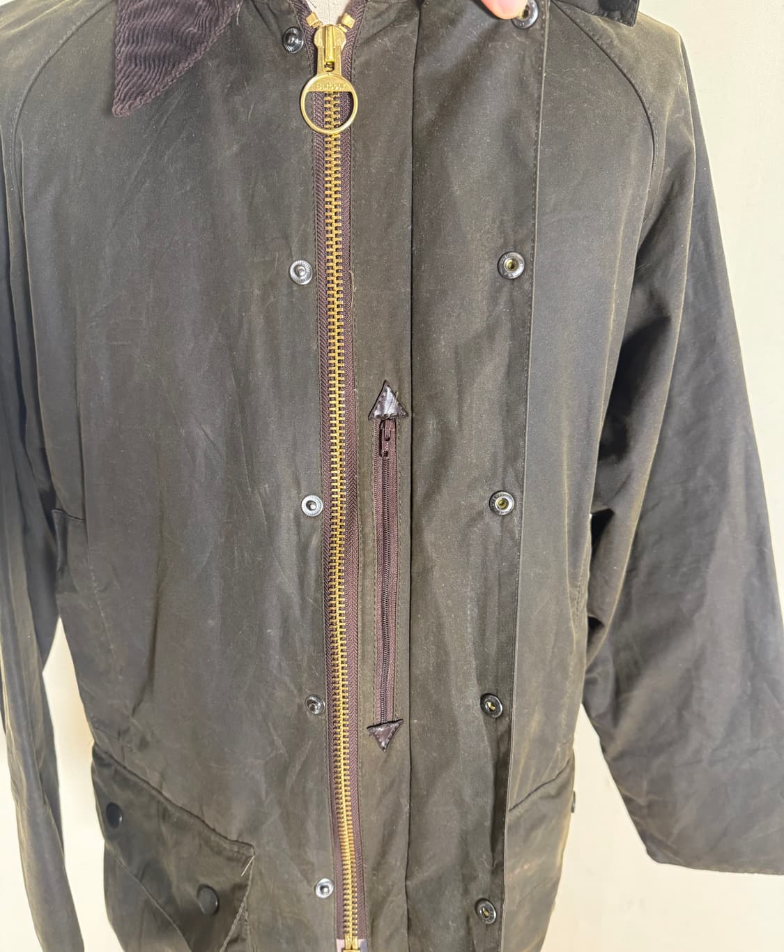 바버 보퍼트 C38 올리브 (영국제) 상품이미지7